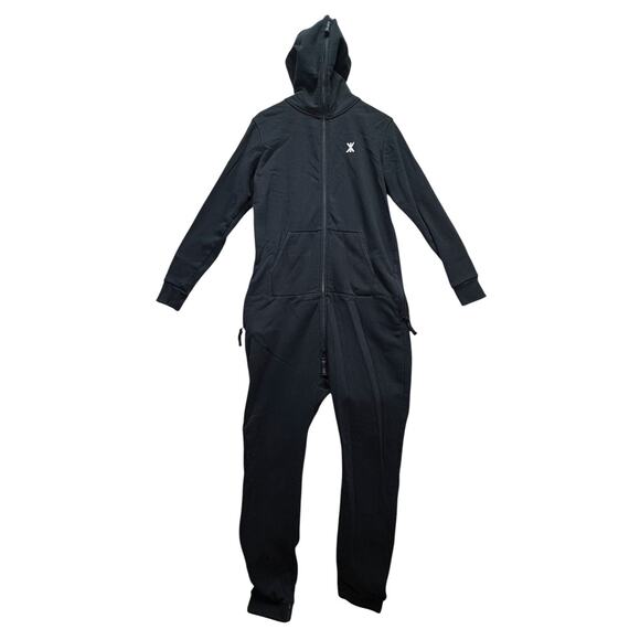 ONEPIECE The Norwegian Original BLACK Full Zip Hooded Jumpsuit Unisex Sz M - Picture 1 of 5